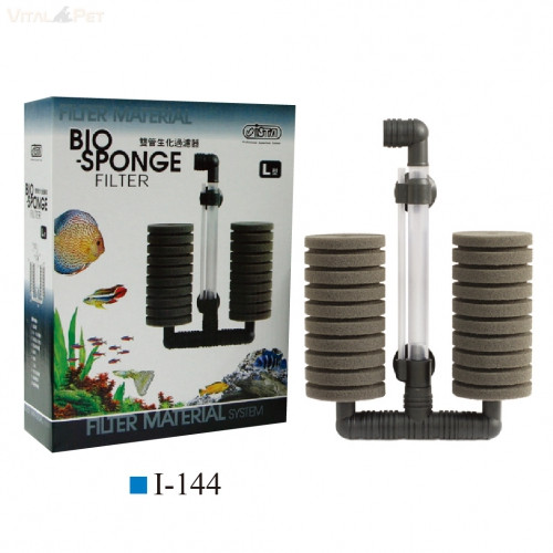 ISTA Bio-Sponge L tapadókorongos szivacsszűrő dupla