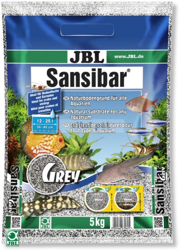 JBL Sansibar GREY 5kg - természetes hatású dekorhomok 