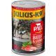 JULIUS K-9 400 g konzerv kutyáknak Beef&Liver