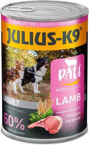 JULIUS K-9 400 g konzerv kutyáknak Lamb