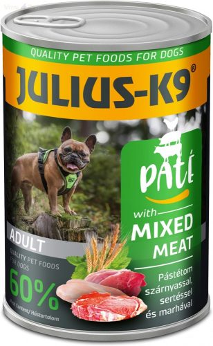 JULIUS K-9 400 g konzerv kutyáknak Mixed-Meat