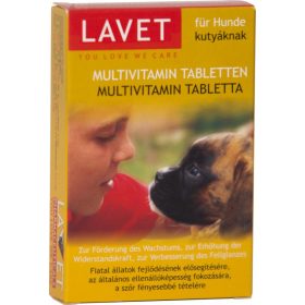 LAVET kutya multivitamin tabletta
