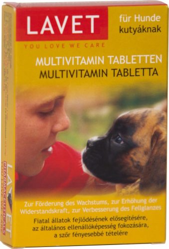 LAVET kutya multivitamin tabletta