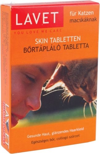 LAVET macska bőrtápláló tabletta
