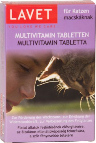 LAVET tabletta cica multivitamin