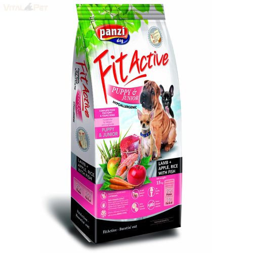 Panzi Fit Active Prémium Puppy & Junior 15 kg (bárány+rizs+alma)