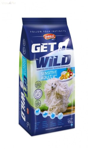 Panzi GetWild 15 kg Adult Sensitive (bárány+alma)