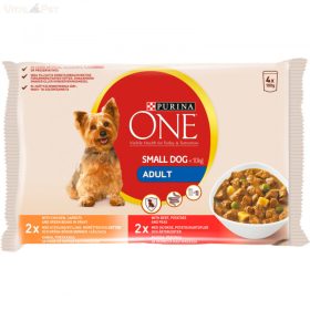   Purina ONE 4x85 g MINI ADULT szószos válogatás kutyaeledel