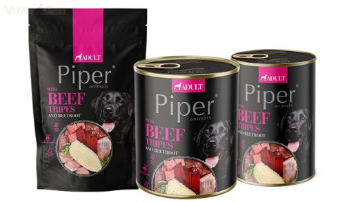 PIPER 400 g konzerv kutyáknak 65%-os marhapacal