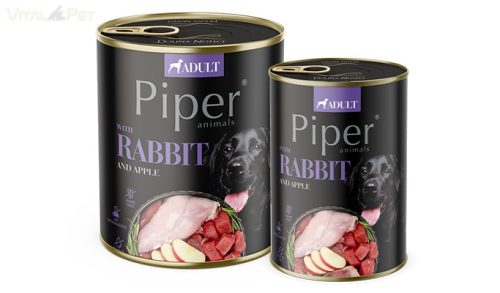 PIPER 400 g konzerv kutyáknak 65%-os nyúl