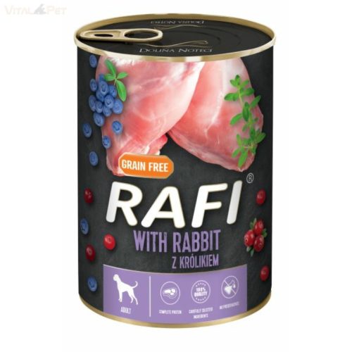 RAFI konzerv paté 400 g nyúl&áfonya