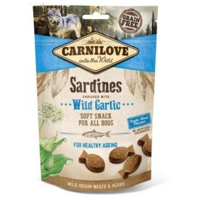   Carnilove Dog Puha jutalomfalat - Szardínia Medvehagymával 200g
