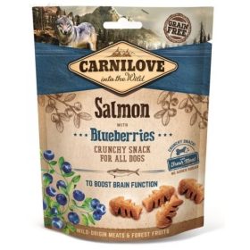 Carnilove Dog Keksz jutalomfalat - Lazac áfonyával 200g