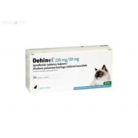   Dehinel 230 mg/ 20 mg féreghajtó filmtabletta macskák számára 10x