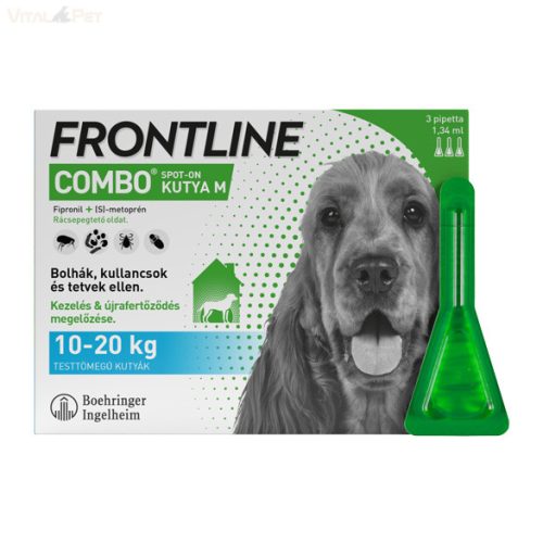 Frontline Combo Spot On kutya "M" 10-20 kg 1,34 ml