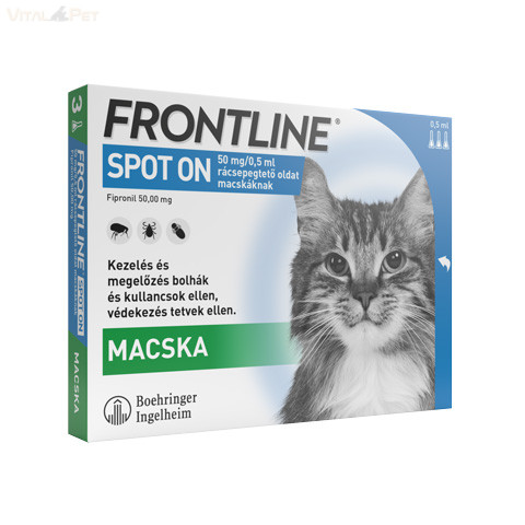 Frontline Spot On Macska 0,5 ml (3db, 3x0,5 ml)