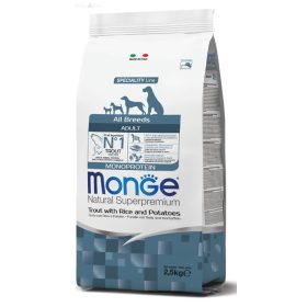 Monge Dog ADULT TROUT Pisztráng/Rizs 15kg