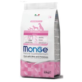 Monge Dog ADULT PORK Sertés/Rizs 15kg