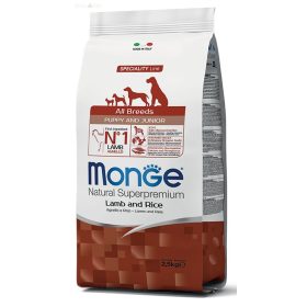 Monge Dog PUPPY&JUNIOR LAMB Bárány/Rizs 15kg