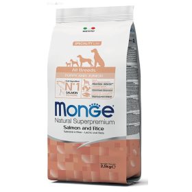 Monge Dog PUPPY&JUNIOR SALMON Lazac/Rizs 15kg