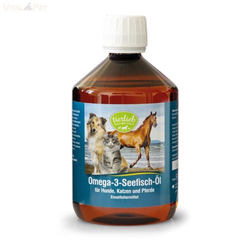 Sanct Bernhard Tierlieb Omega-3 halolaj kutyáknak, macskáknak 500 ml