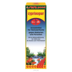   SERA Pond Cyprinopur 250 ml 5000 litherhez fertőző hasvízkór, tavaszi v