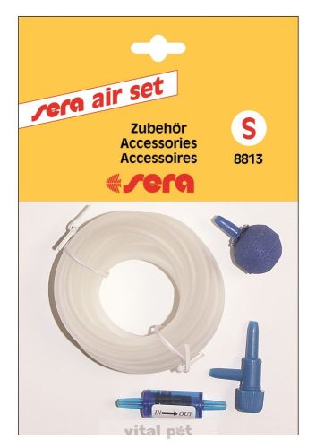 SERA Air set "S" (2m légvez.,1db vissz.zelep,1db porl.kő)