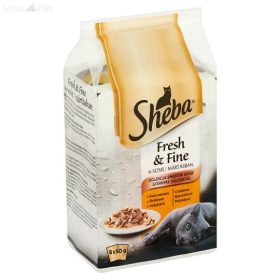   Sheba 6x50 g alutasakos eledel macskáknak Szárnyas válogatás