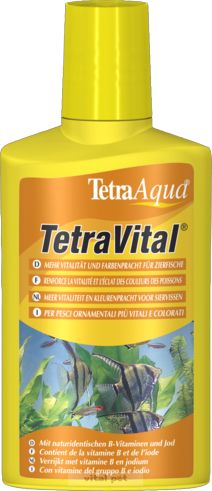 Tetra Vital 250 ml elősegíti a halak vitalitását (B vit, jód.)