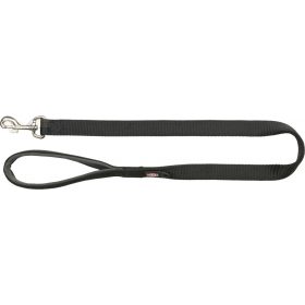 TRIXIE póráz premium L-XL 2,5/100 cm fekete