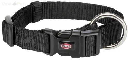 TRIXIE Premium nyakörv S-M 30-45 cm/15mm fekete