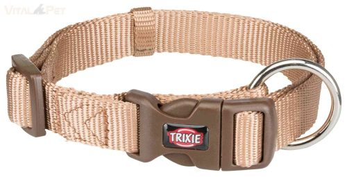 TRIXIE Premium nyakörv M-L 35-55 cm/20mm caramel