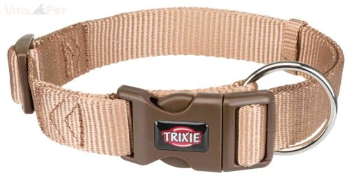 TRIXIE Premium nyakörv L-XL 40-65 cm/25mm caramel