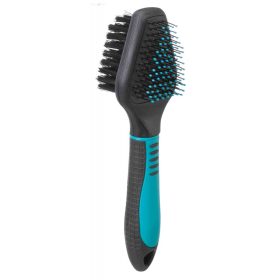   TRIXIE ovális dupla kefe műanyag 19 cm speciális formájú