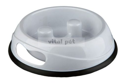 TRIXIE habzsolás gátló gumitalpú műanyag tál 0,45 l/20 cm