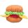 TRIXIE 35951 kutyajáték plüss hamburger 13 cm