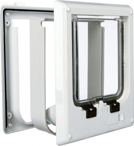 TRIXIE cica ajtó 4 állású mágneses (15,8x14,7 cm belső) fehér