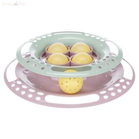   TRIXIE 41340 cicajáték műa kergetős +4 db labdával 24 cm