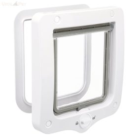   TRIXIE cica ajtó 2 állású fehér 20x22cm (15,5x14-es belső méret - macska ajtó )