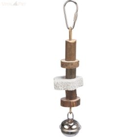   TRIXIE 58951 madárjáték akasztható láva kővel és csengővel 16 cm