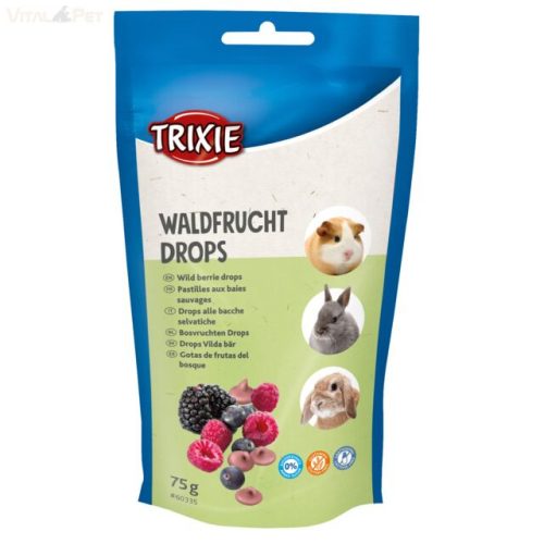 TRIXIE 60335 rágcsáló drops 75 g erdeigyümölcs