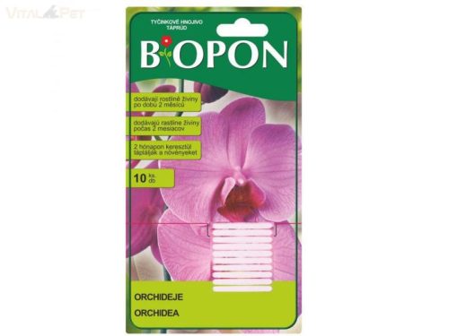 Bros-biopon táprúd Orchidea 10db+10db ajándék bliszter