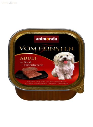 Animonda VF kutya adult 150 g marha+pulykaszív