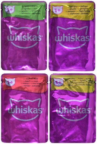 Whiskas klasszikus alutasak válogatás 80 x 85g darabos csomag 