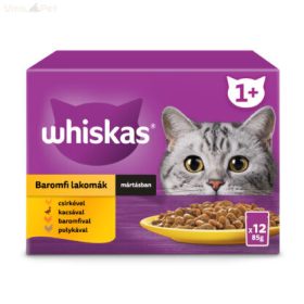   Whiskas 12 pack adult szárnyas válogatás mártásban 12x85 g