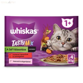   Whiskas 4 pack adult Tasty Mix Chef's choice mártásban 4x85g