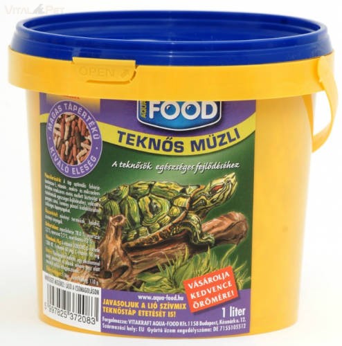 Image of AQUA-FOOD ékszerteknőstáp (teki műzli) 90g