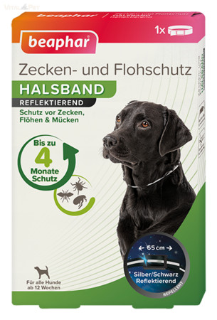 Image of Beaphar gyógynövényes fényvisszaverő nyakörv kutyáknak
