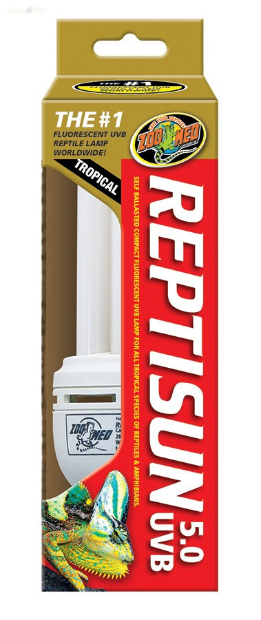 Image of Zoo Med ReptiSun 5.0 Compact Fluorescent (26W) UVB izzó