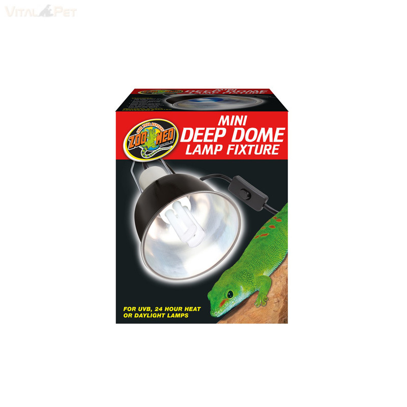 Image of Zoo Med Mini Deep Dome Lamp Fixture Lámpabúra